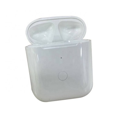 Charging Case For Airpods Replacement case Qi Wireless Blue tooth 450Mah Charge With Pairing Pop up Windows for Airpods Pod Pods