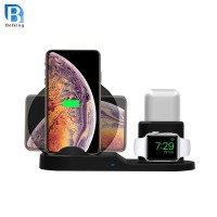 Newest 10W Fast Wireless Charging 3 in 1 Qi Wireless Charge for Apple Watch 1/2/3/4 Airpods