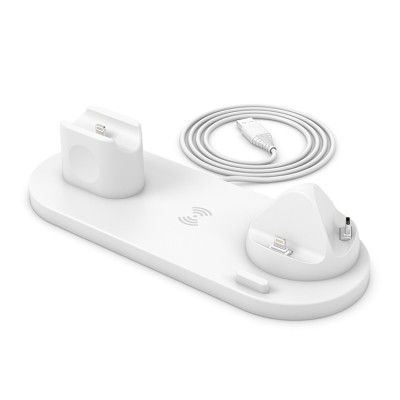 4 in 1 dock charging stand for airpods/iwatch/cellphone wireless charging station for phone