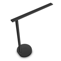 Factory WiFi Metallic Black LED Smart Lamp 100-240V Wireless Charging Timing LED Tuya Desk Lamp with Touch Control